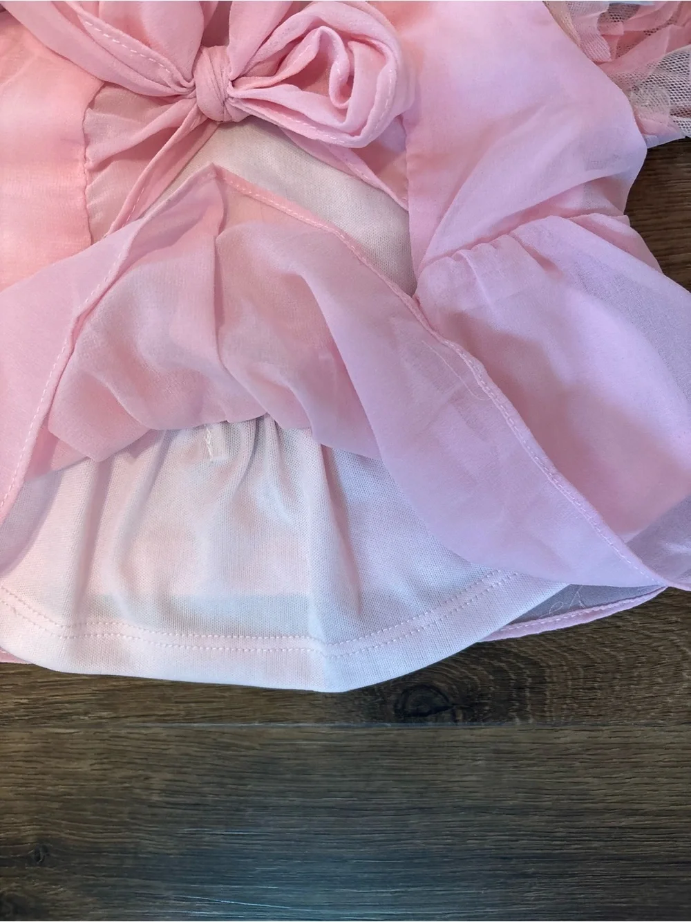 Badgley Mischka Girls 2T Floral Pastel Fit & Flare Top Dressy Floral Spring